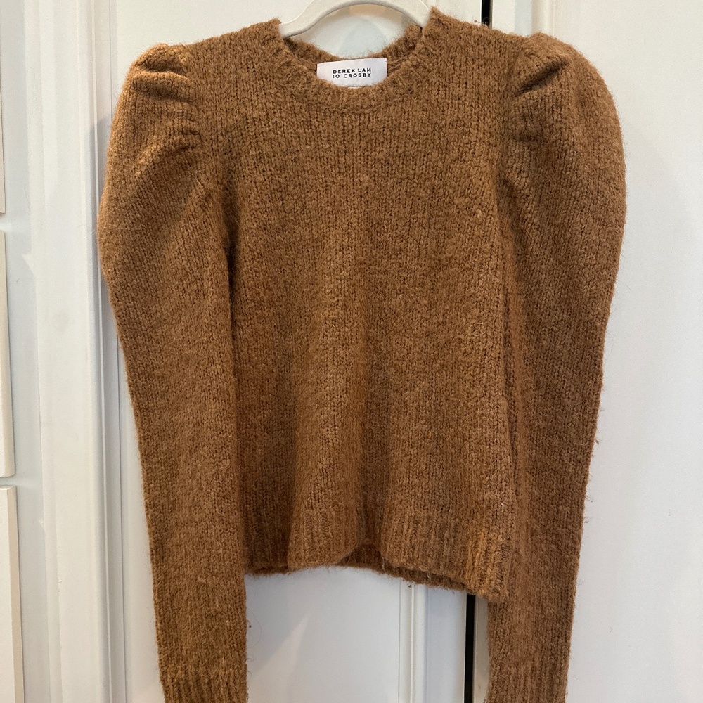 Derek Lam 10 Crosby Locken Puff Sleeve Sweater